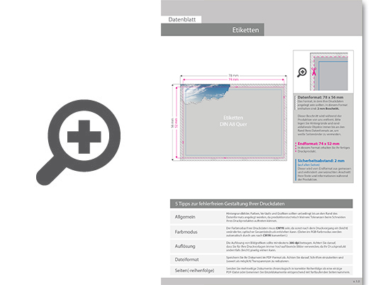 Product Bild nassleimetikett_din_a8_quer_(7_4_x_5_2_cm)__4_0-farbig_bedruckt__mit_hei__folienpr__gung